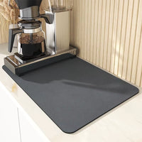 Super Absorbent Kitchen Tableware Impermeable Drainage Mat Coffee Dish Drying Mat Heat Insulation Non-Slip Pad Tableware Mats