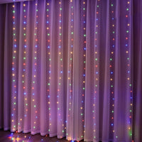 Christmas Lights Curtain Garland Merry Christmas Decorations for Home Christmas Ornaments Xmas Gifts Navidad 2022 New Year Decor