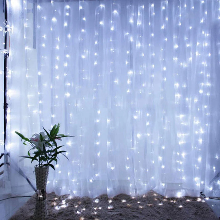 Christmas Lights Curtain Garland Merry Christmas Decorations for Home Christmas Ornaments Xmas Gifts Navidad 2022 New Year Decor